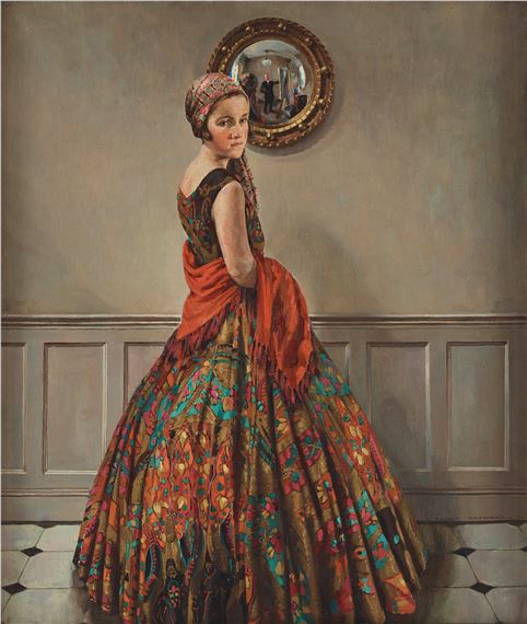 Arthur Hayward | The butterfly dress | MutualArt