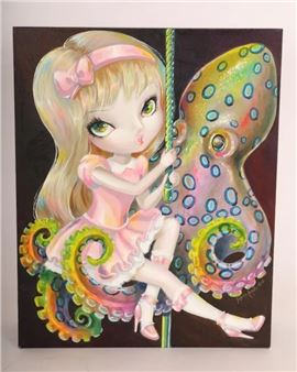 Little Octopus Rider - Simona Candini