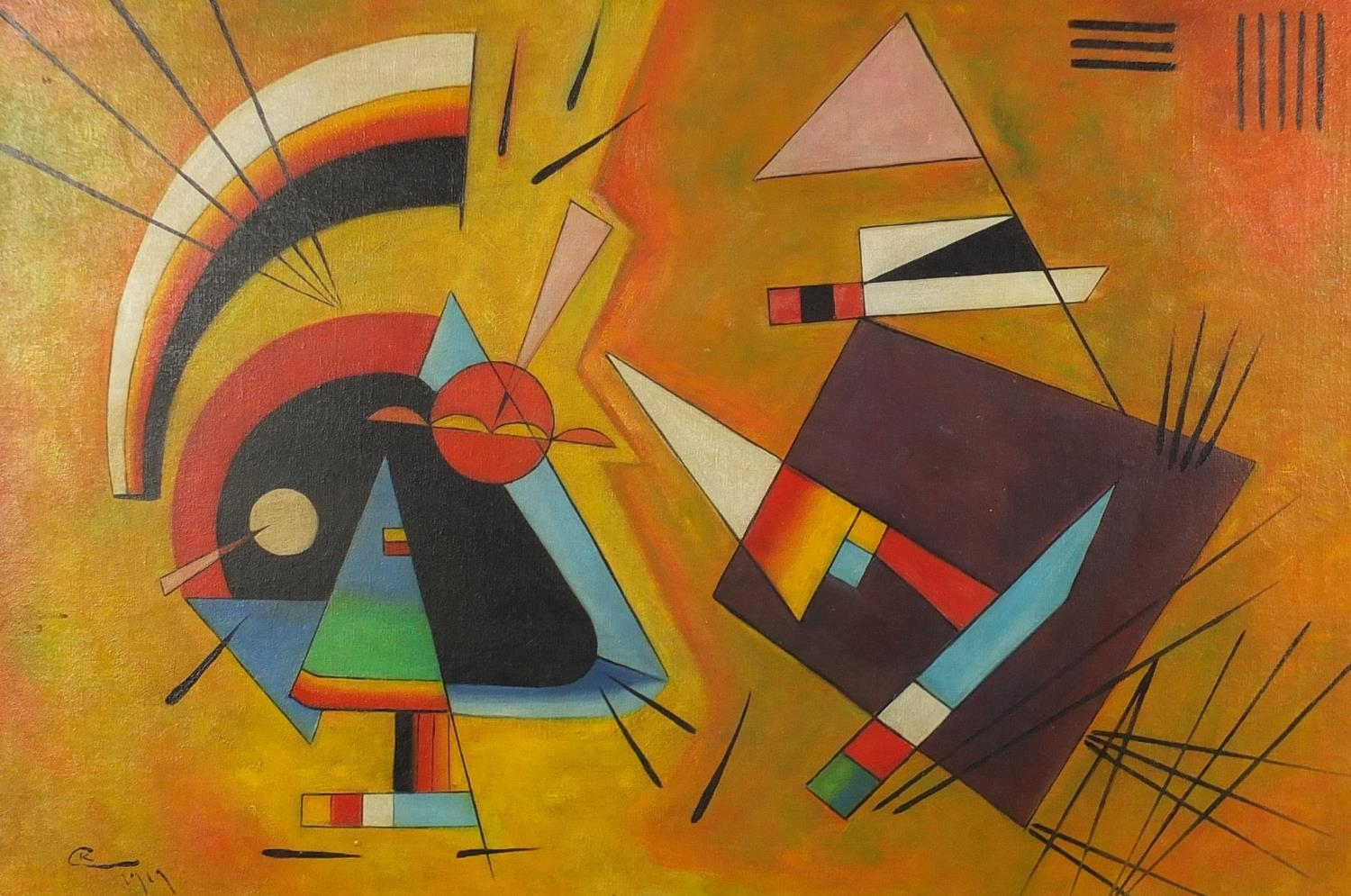 School Russian | Abstract composition | Compare similar artworks ...