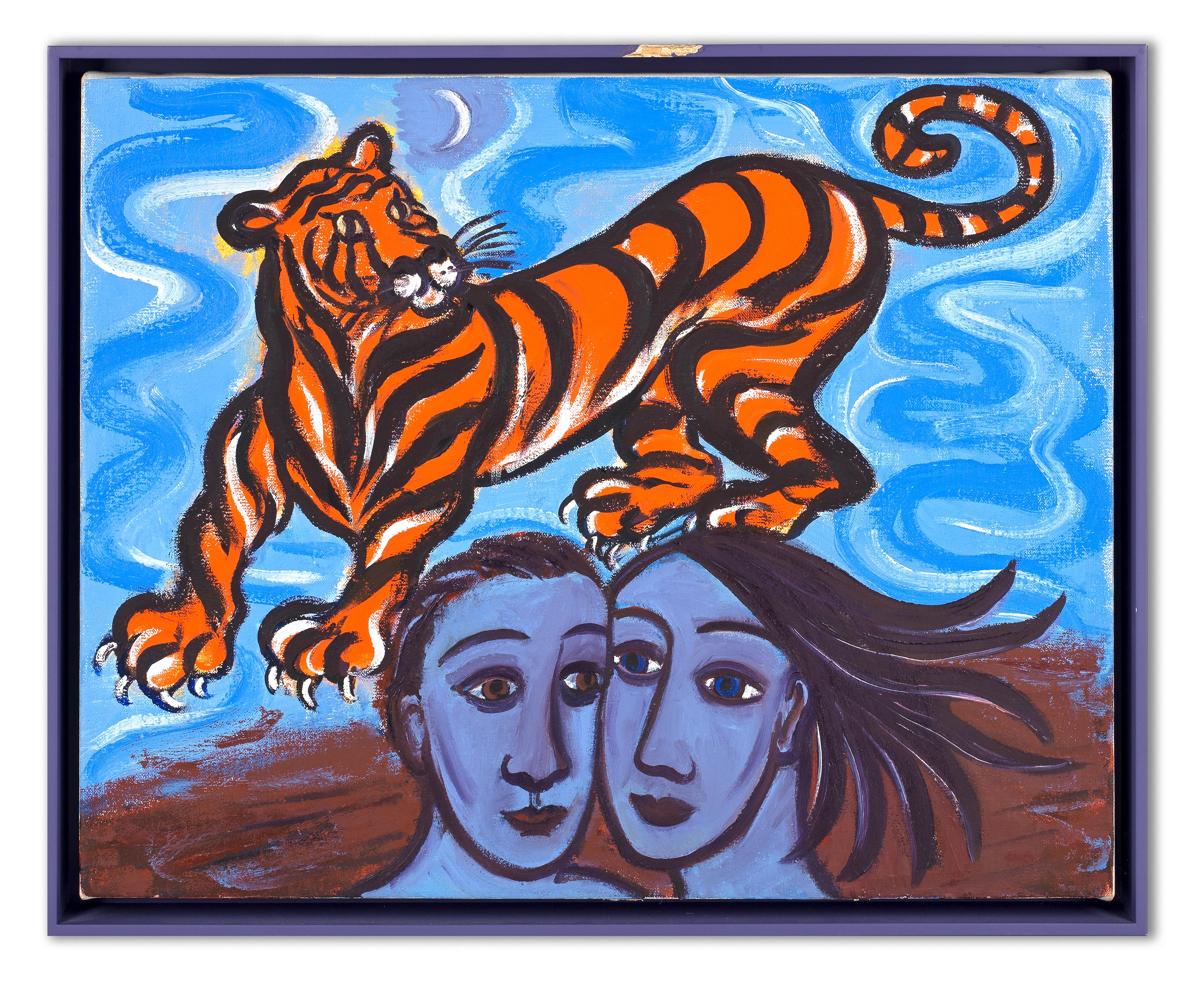 Artwork by Eileen Cooper, Blue Skies, Made of oil on canvas