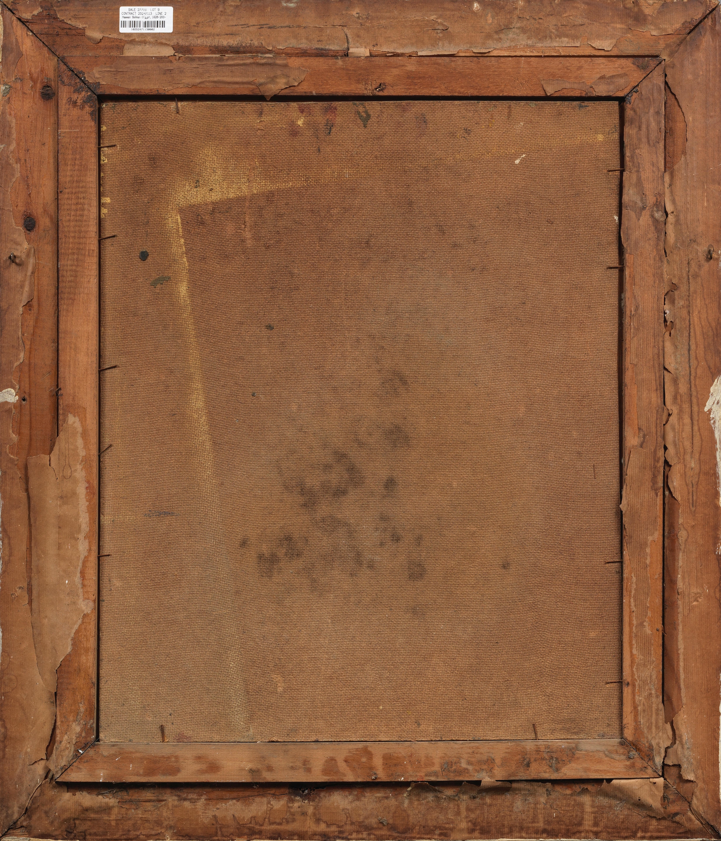 Artwork by Hassan Soliman, Solitude, Made of oil on panel