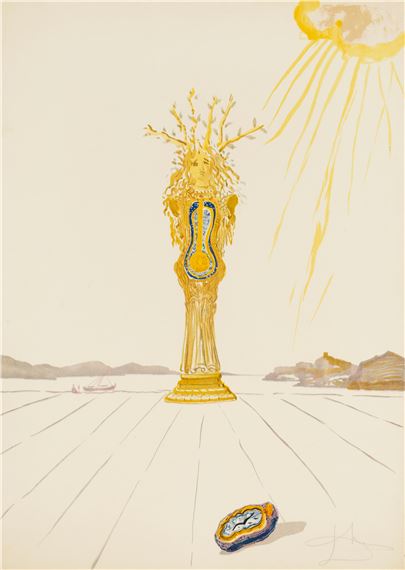 Salvador Dalí | VENUS AU JOUEUR D'ORGUE, 1971 (1971) | MutualArt