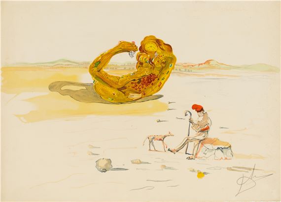 Salvador Dalí | VENUS AU JOUEUR D'ORGUE, 1971 (1971) | MutualArt