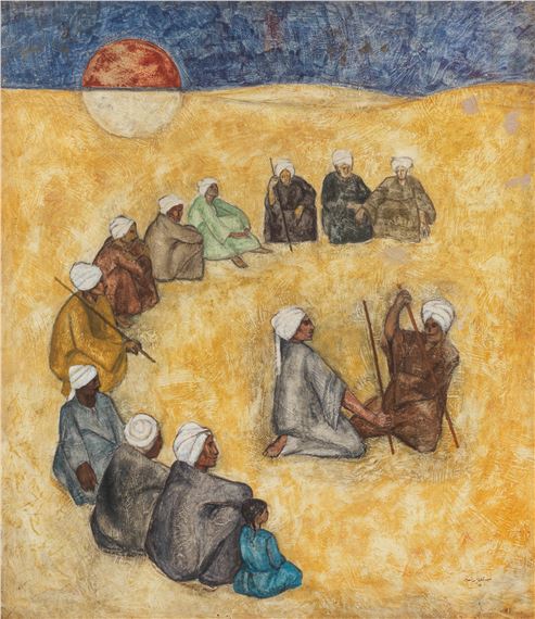 Abdel Ghaffar Shedid | Tahtib (1965) | MutualArt