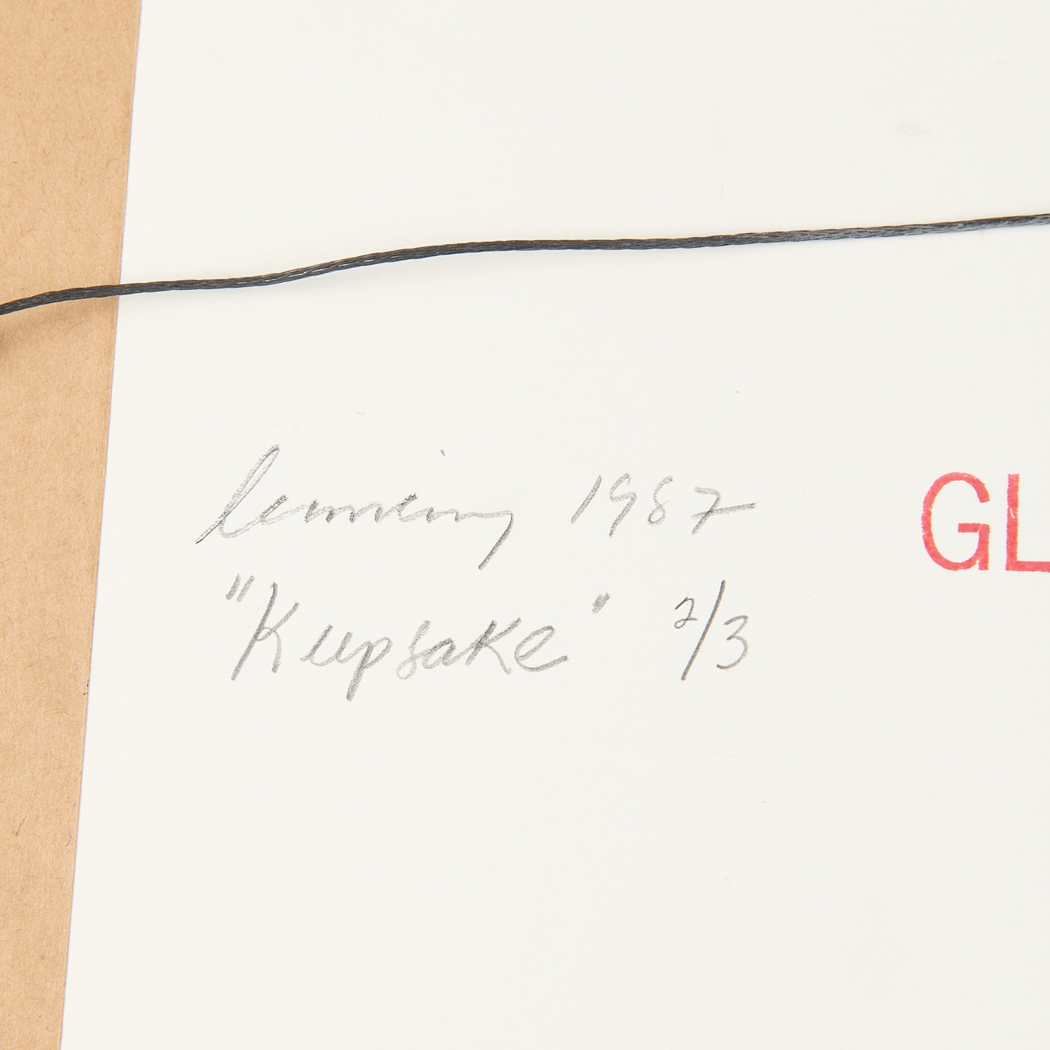 Artwork by Annette Lemieux, 1982, Made of mixed media