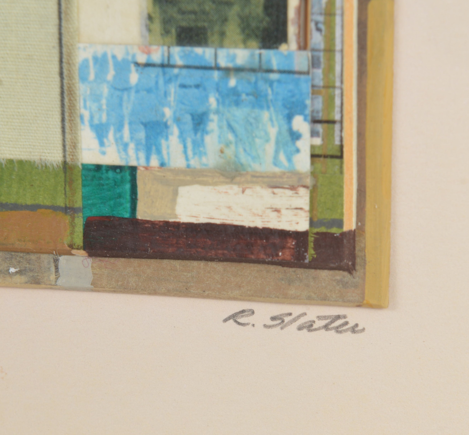 Roderick Slater | (2) mixed media collages | MutualArt