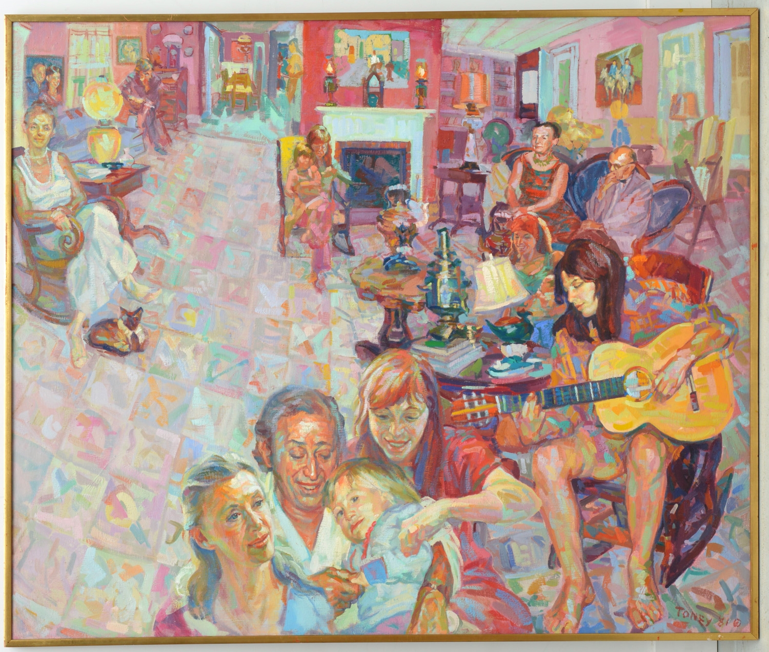 Anthony Toney large scale painting MutualArt