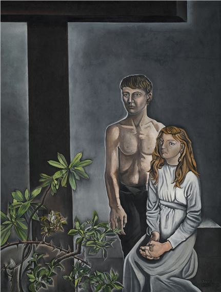 Double Portrait by Patrick Swift, Executed in 1951