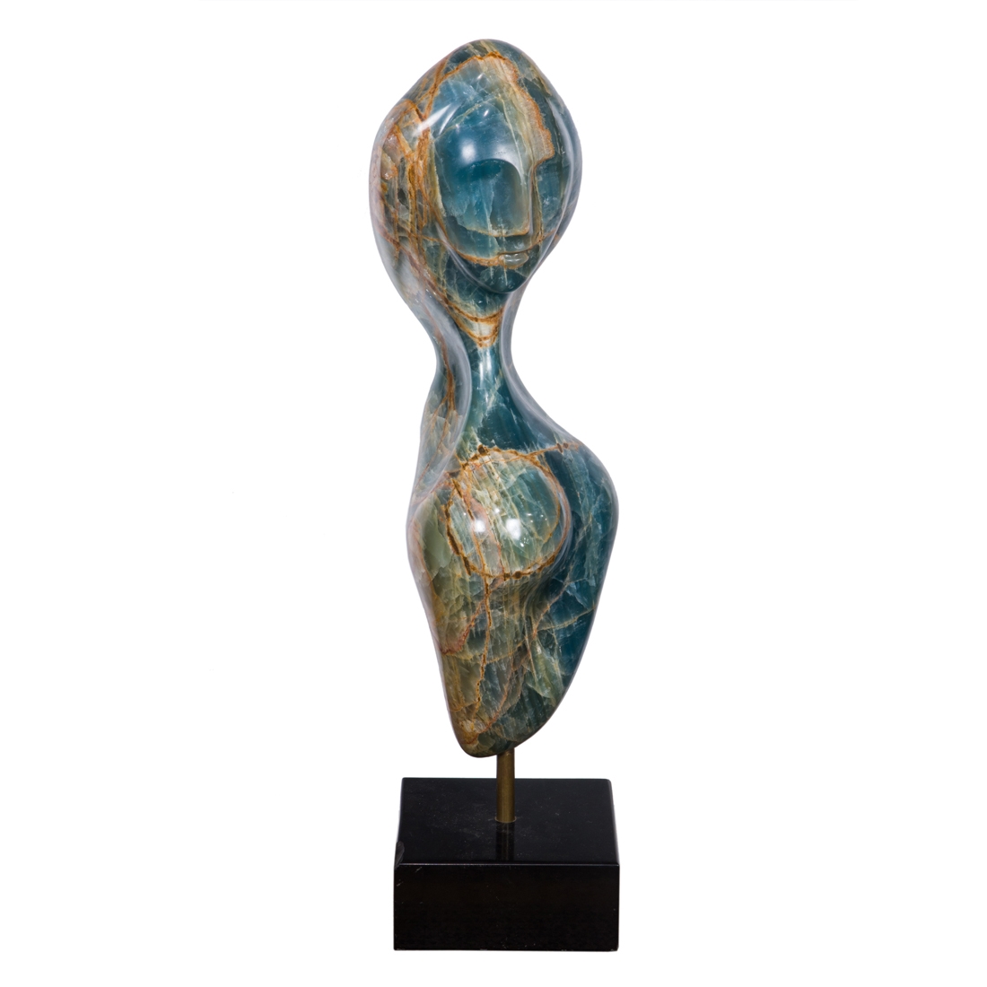 Guinevere Unique Onyx Sculpture 17 in by Anthony Quinn - For Sale on Art  Brokerage