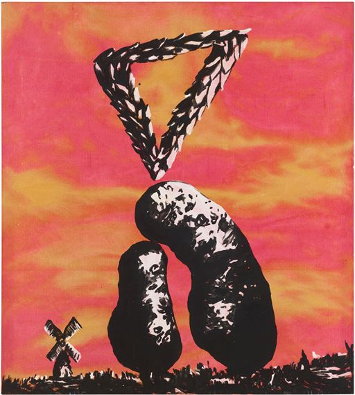 Ohne Titel (Untitled) by Hans Peter Adamski, dated 86