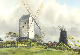 Joan Morgan - Two Windmills - Joan Morgan