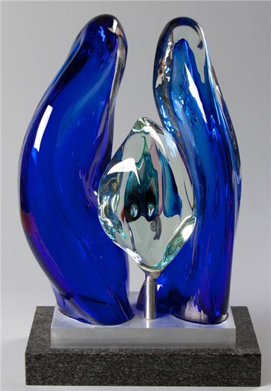 David Reade | installation of a double metal and marble | MutualArt