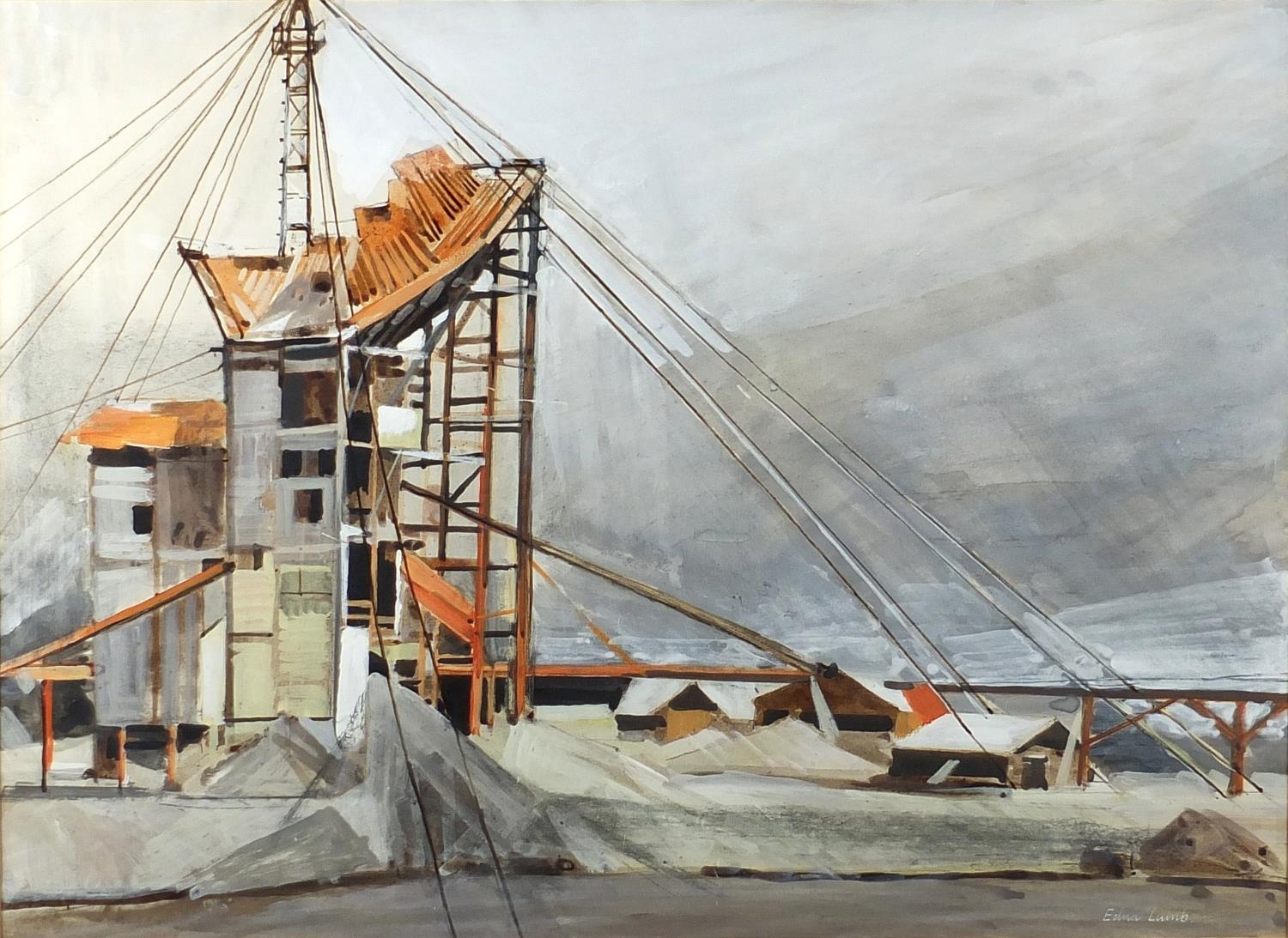 Artwork by Edna Lumb, Edna Lumb, Made of watercolour