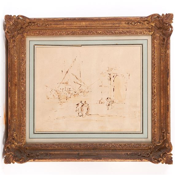 drawing by Francesco Guardi