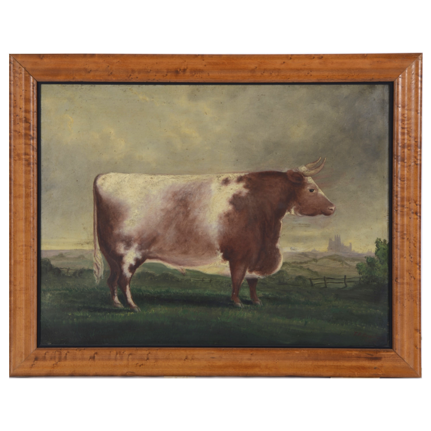 H. Redman | bull painting (1870) | MutualArt