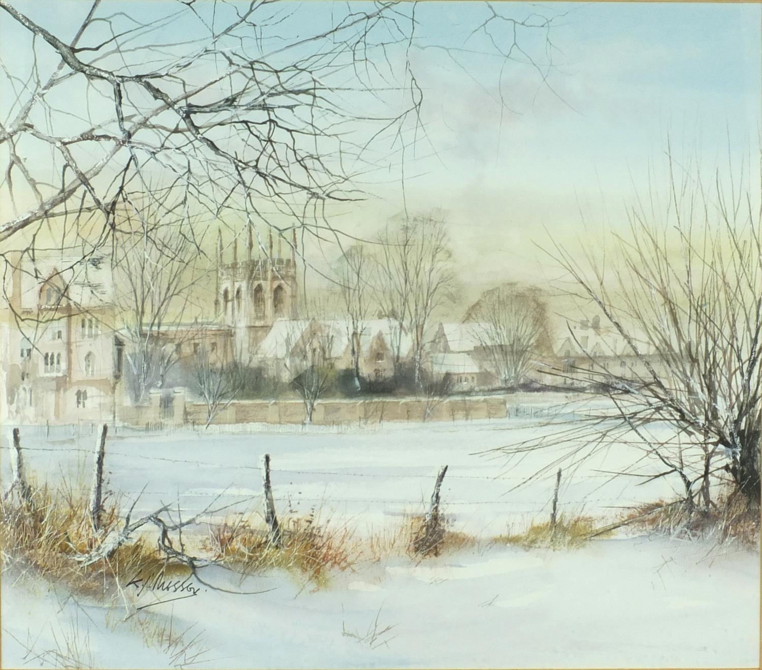 Ken Messer | Ken Messer - Heightened watercolour | MutualArt