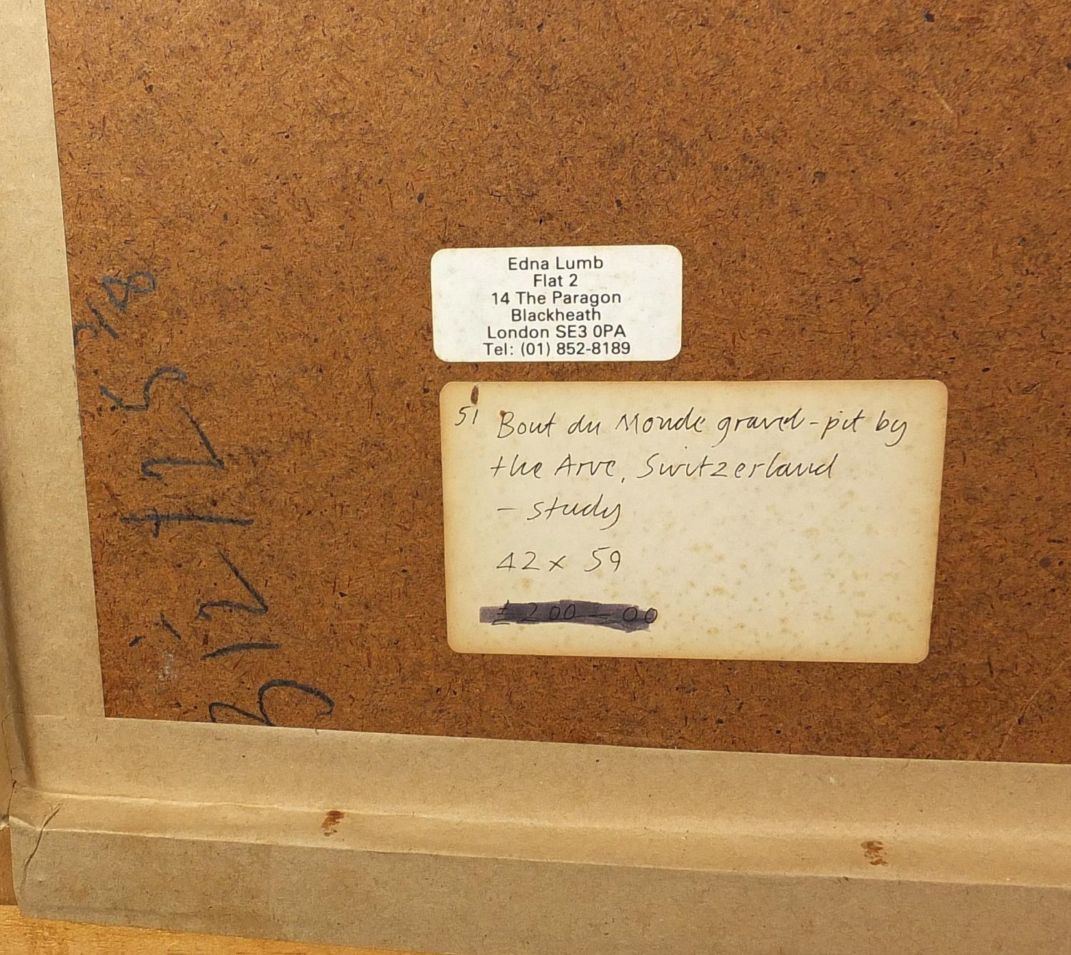 Artwork by Edna Lumb, Edna Lumb, Made of watercolour