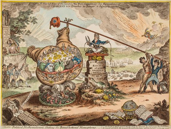 Gillray (James) - Political Mathematician's