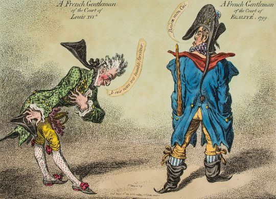 Gillray (James) - A French Gentleman of the Court of Louis XVIth