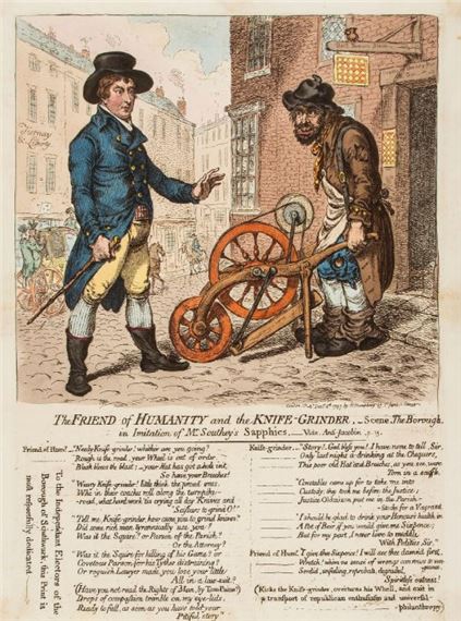Gillray (James) - The Friend of Humanity and the Knife-Grinder