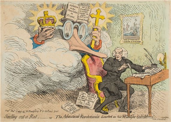 Gillray (James) - A mixed group of caricatures