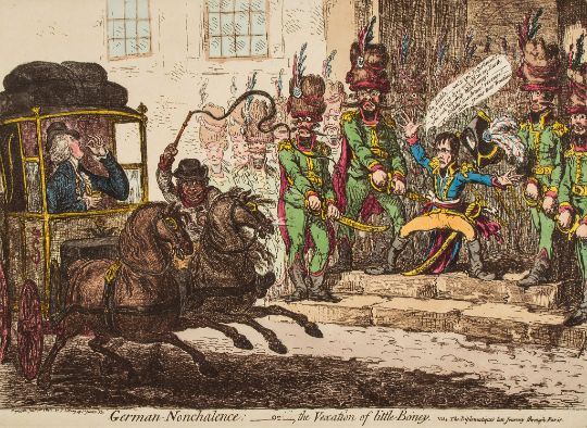 Gillray (James) - German Nonchalence by James Gillray, 1803