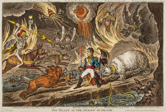 Gillray (James) - The Valley of the Shadow of Death by James Gillray, 1808