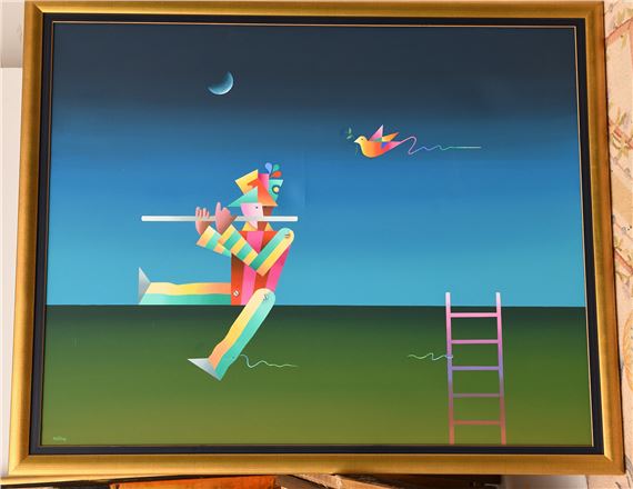 painting by Braz Dias