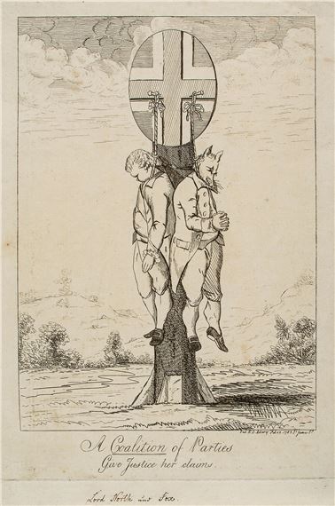 [?Gillray (James)] - A Coalition of Parties Give Justice her claims