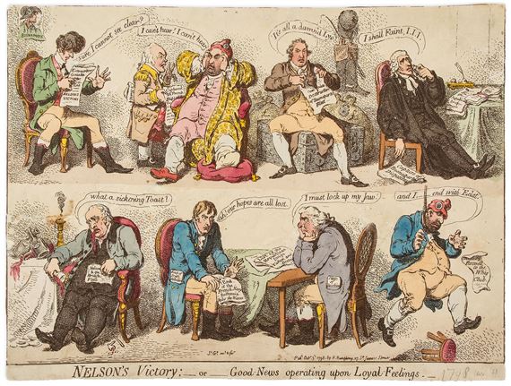 Gillray (James) - The Explanation by James Gillray, 1798