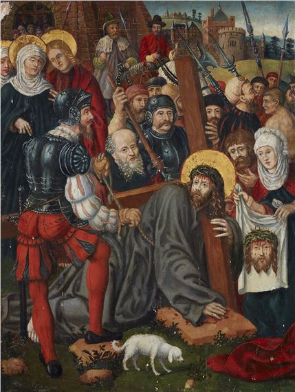 Rhenish School, 15th Century | Christ Carrying the Cross | MutualArt