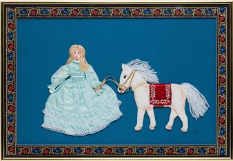 Girl With Pony - Sheila Bromley