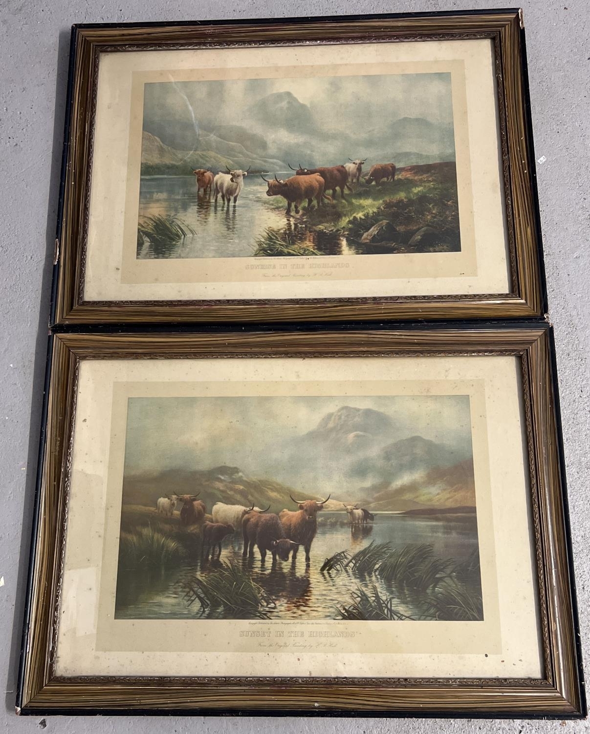 Harald R. Hall | Sunset & Sunrise in the Highlands | MutualArt