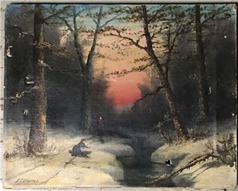 Winter Scene - J. C. Caprol