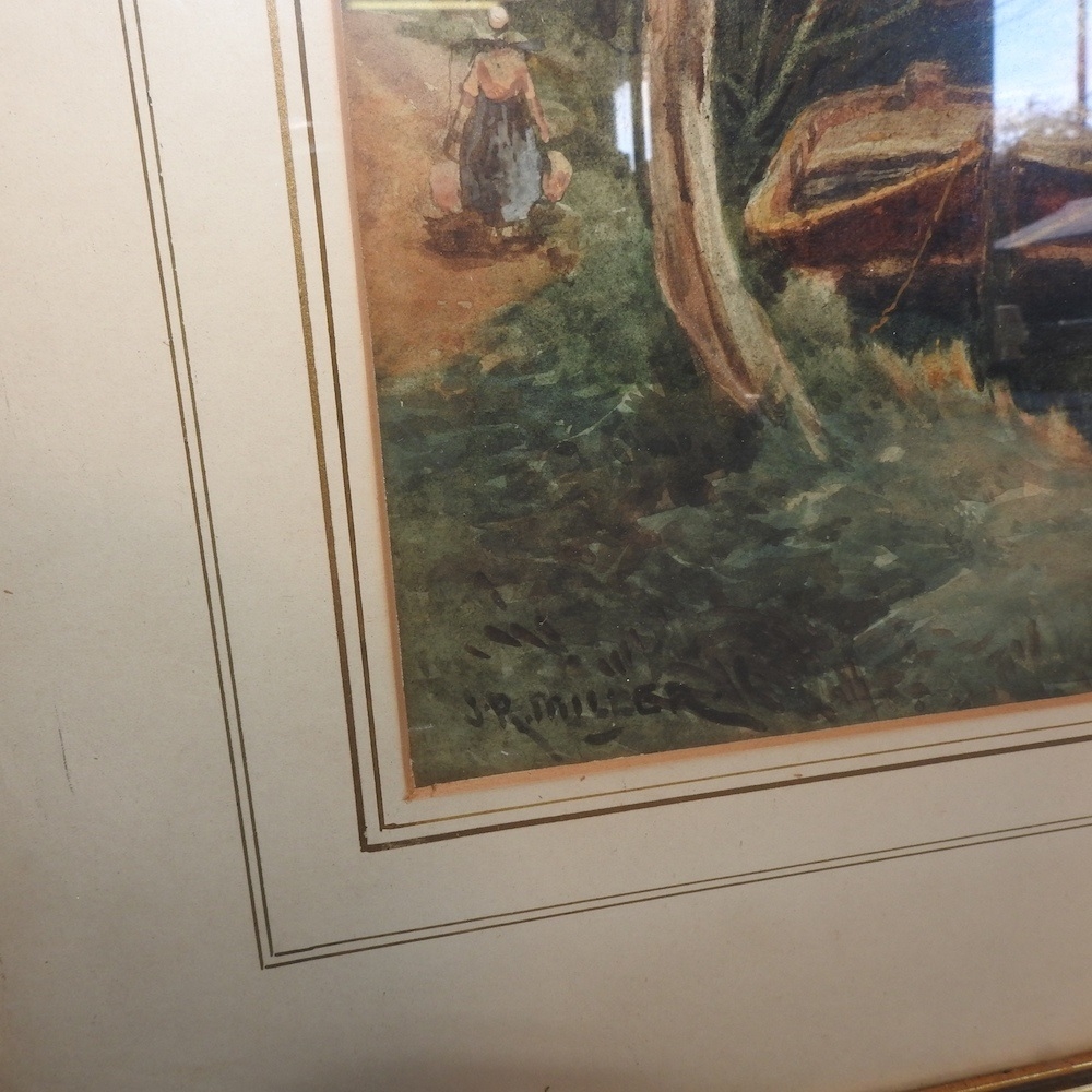 James Robertson Miller | River landscape with windmill | MutualArt