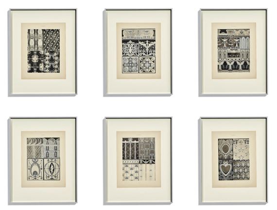 Designs for , Wallpaper and Embroidery in Louis XVI style' - Herman Firling