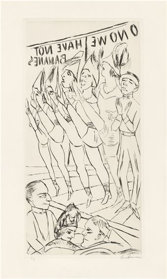 ”Varieté”. by Max Beckmann, 1924