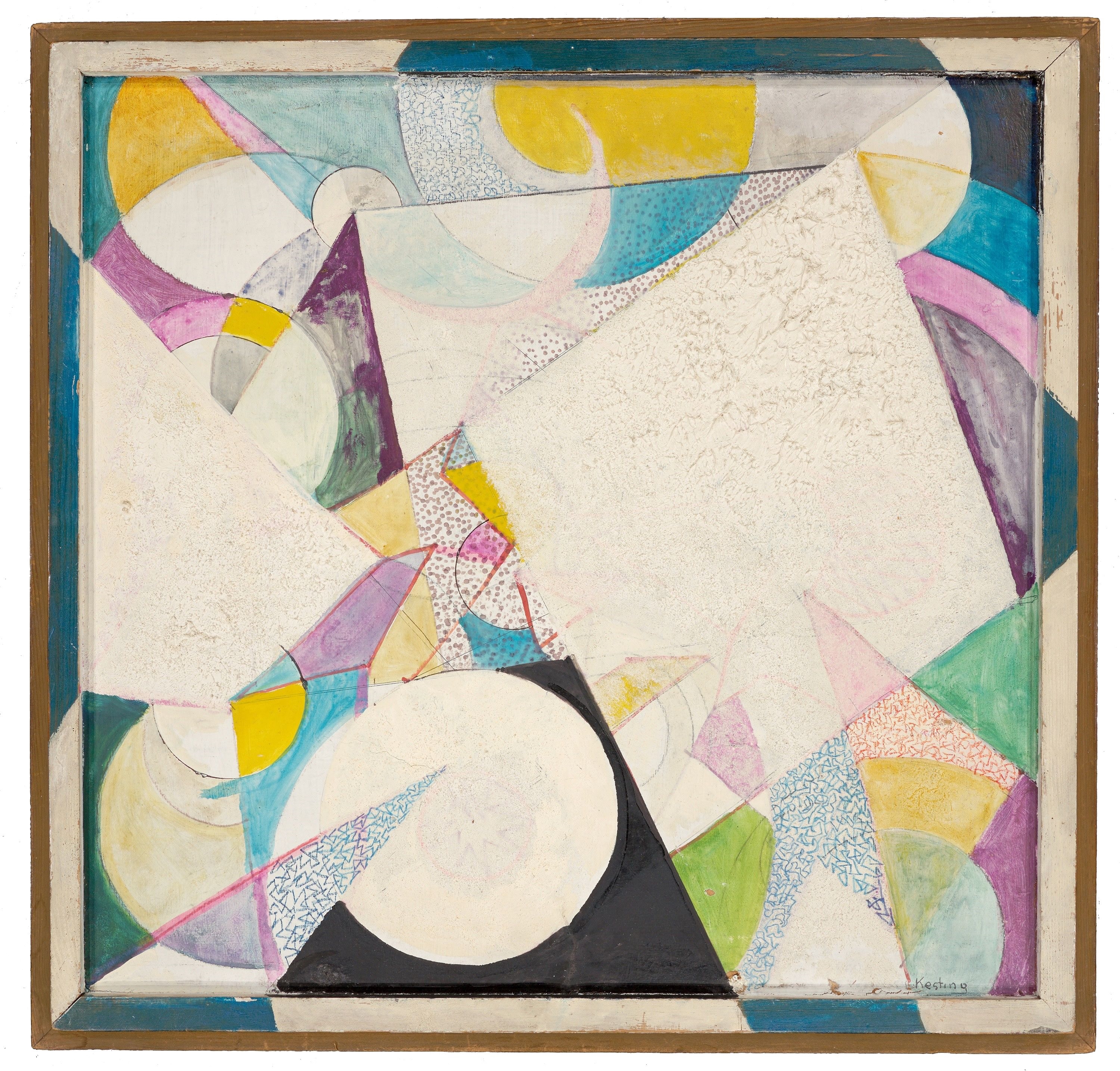 Edmund Kesting | ”Komposition mit Weiß”. (1928) | MutualArt