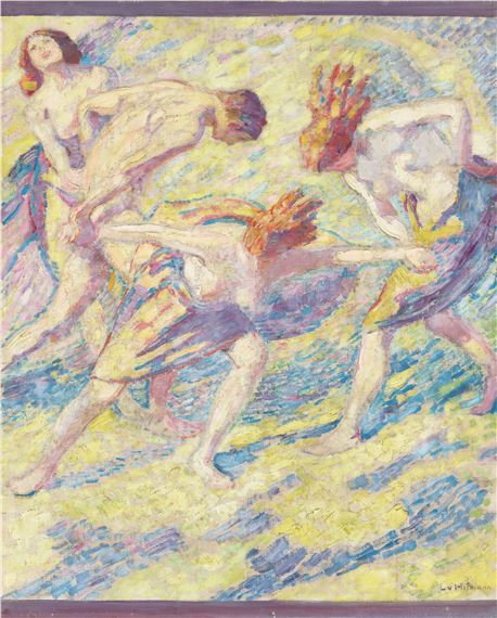 ”Reigen”. by Ludwig von Hofmann, Circa 1905