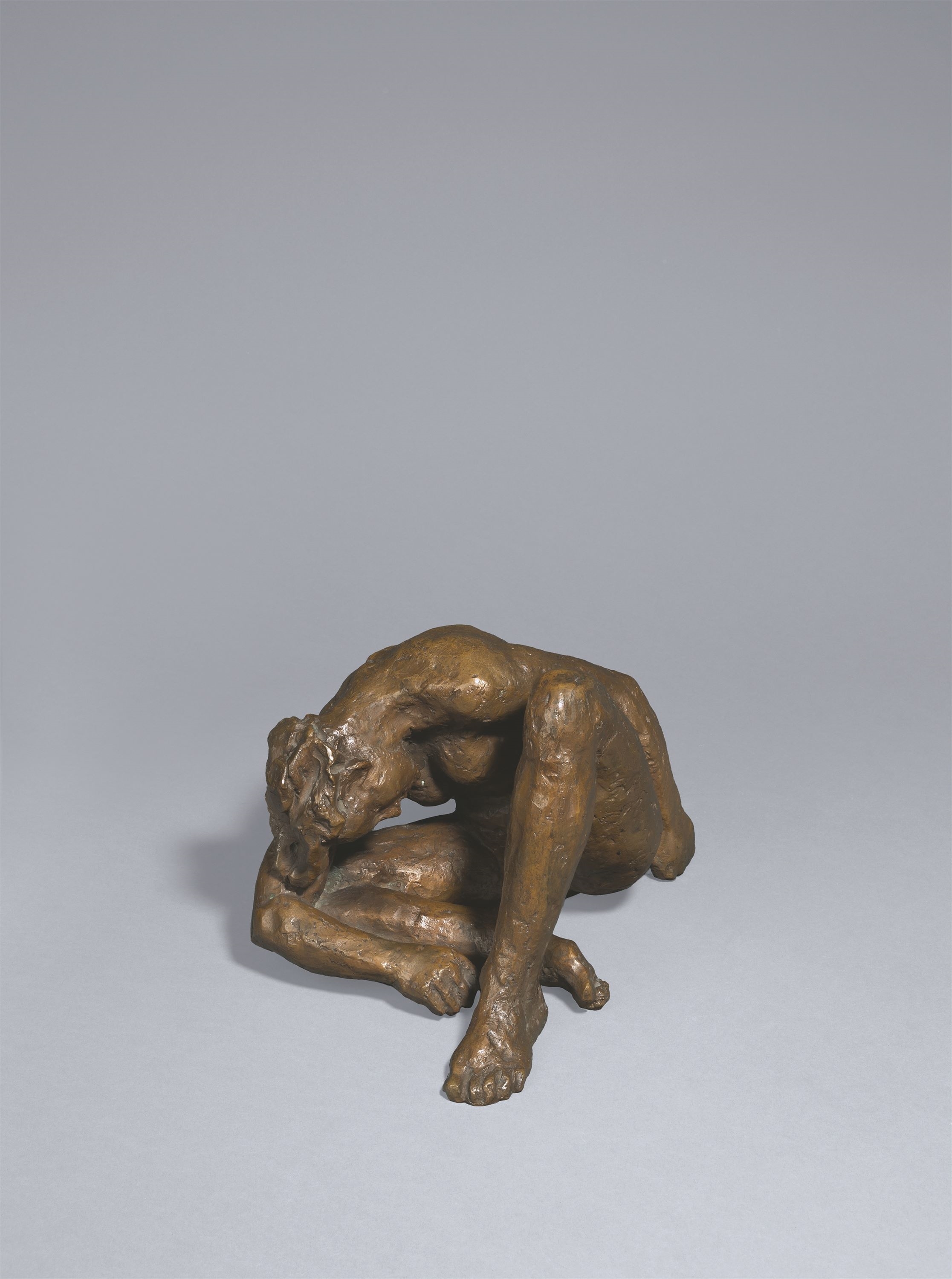 Artwork by Georg Kolbe, ”Nܲٱ”., Made of Bronze with golden brown patina