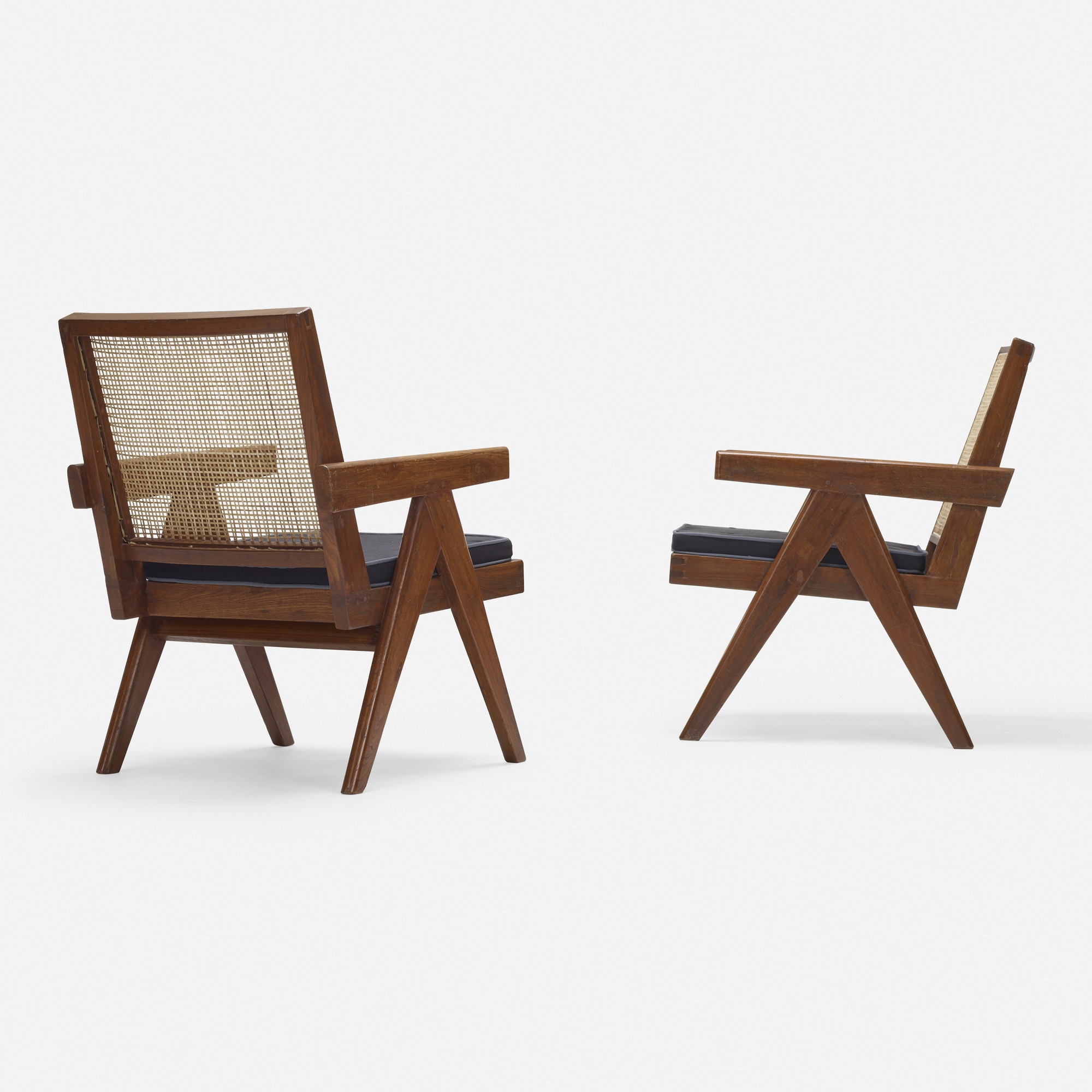 Pierre Jeanneret Easy armchairs from Punjab Engineering College