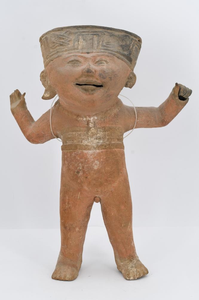 Mexican School 9th Century | SMILING HOLLOW FIGURE CARA SONRIENTES ...
