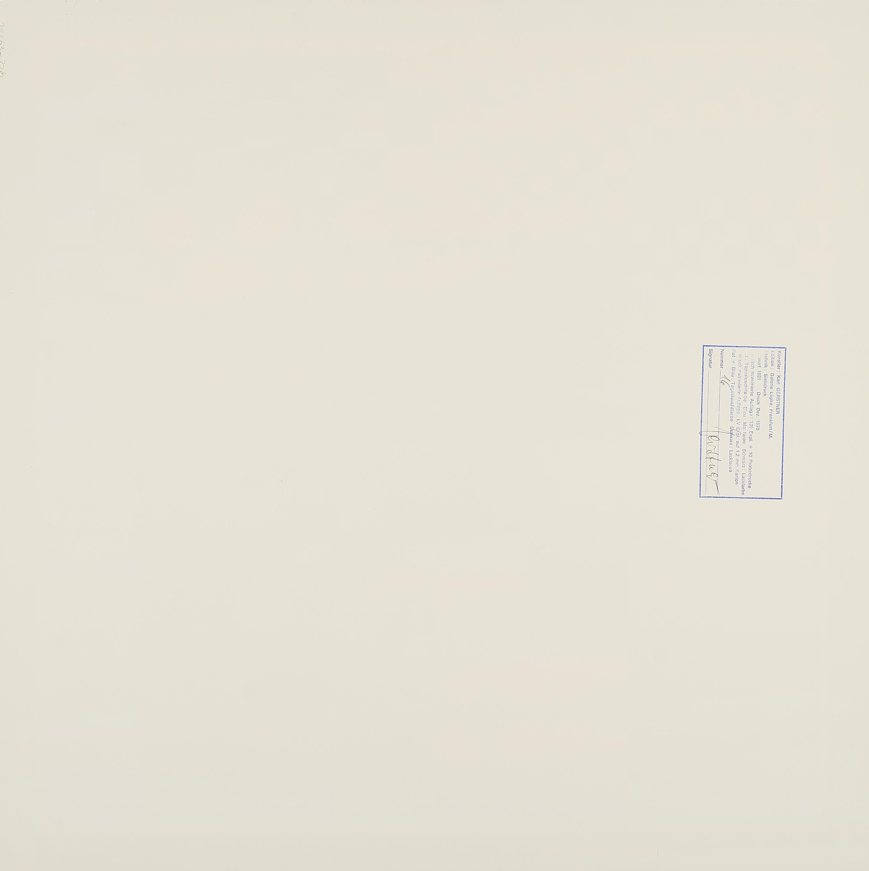 Karl Gerstner | Untitled (1970) | MutualArt