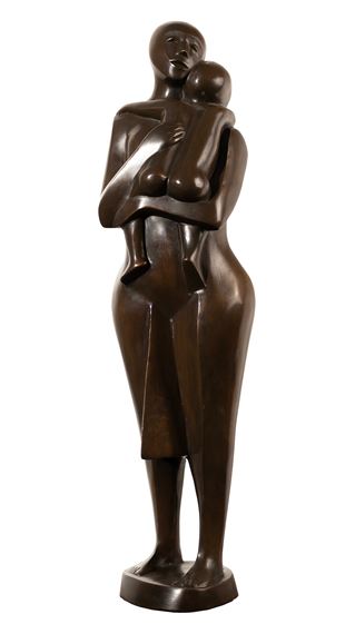 Standing Mother and Child