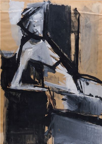 Seated nude by Patrick Procktor