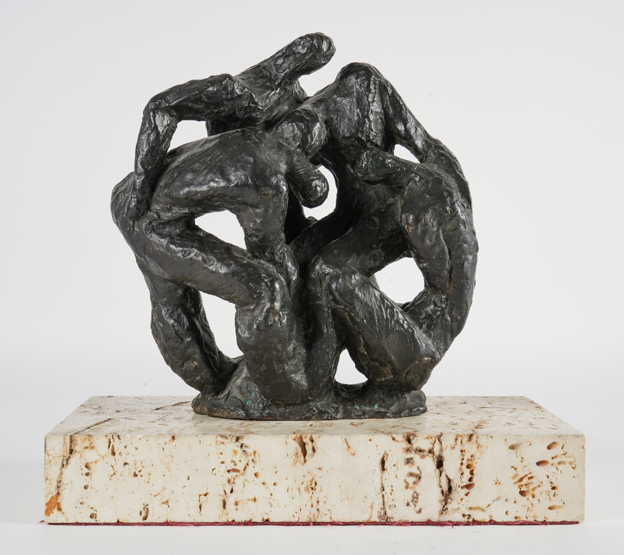 Artwork by Wessel Couzijn, Struggle, Made of bronze
