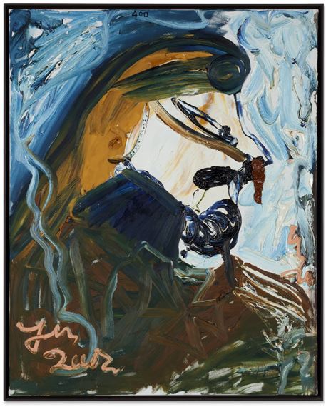 Biene Nase I im Tal des Sauterns by Jonathan Meese, Painted in 2003