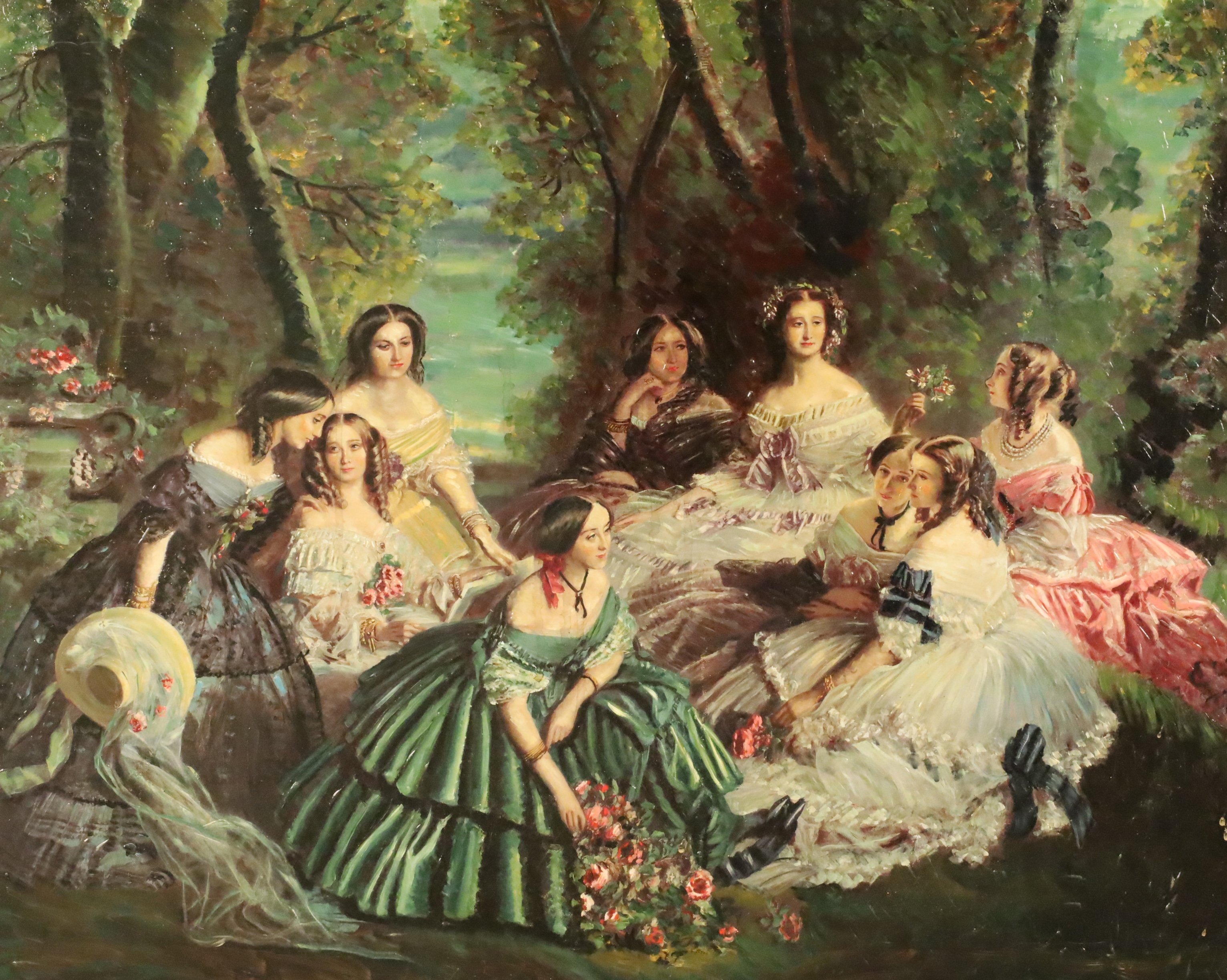 Portrait of the Empress Eugenie Surrounded by Her Ladies in