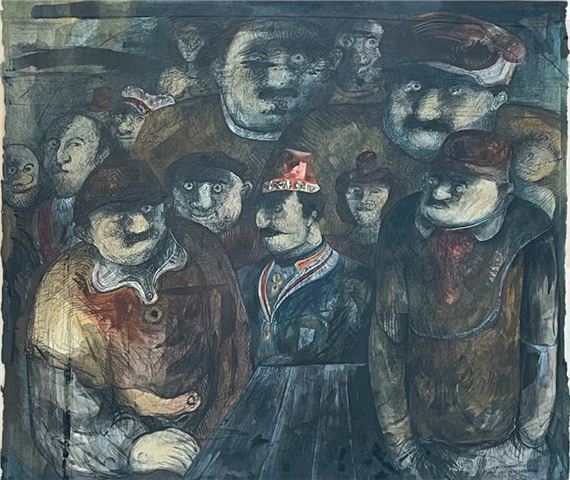 A Little Too Many People at the Duke's by Denis Pouppeville