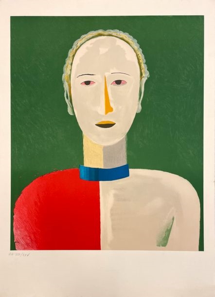 Portrait of a Woman by Kazimir Malevich